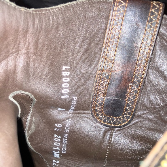 Women's Brown Leather Ankle Boots - Picture 7 of 7